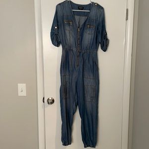 Bebe One piece Jean jumpsuit